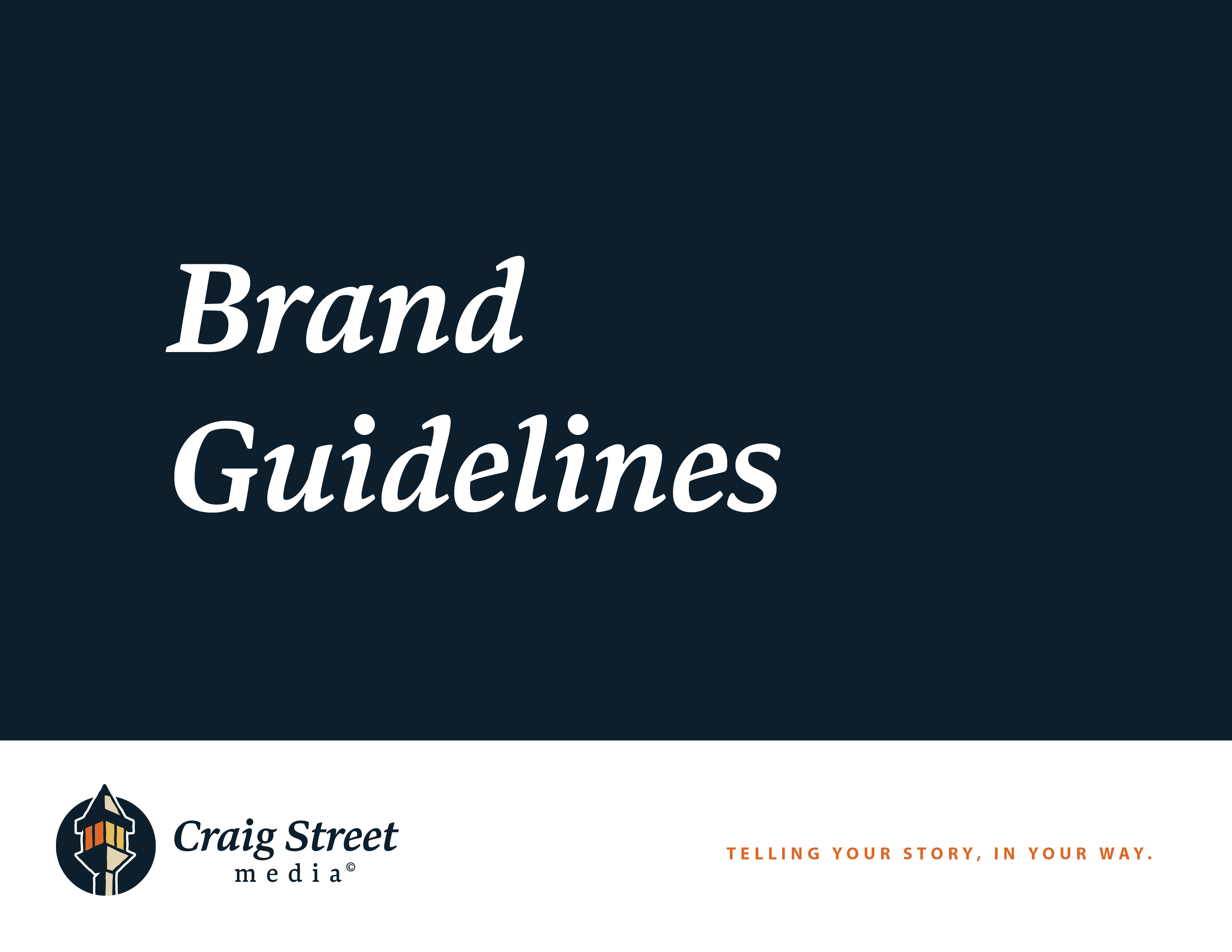 Brand guidelines for Craig Street Media
