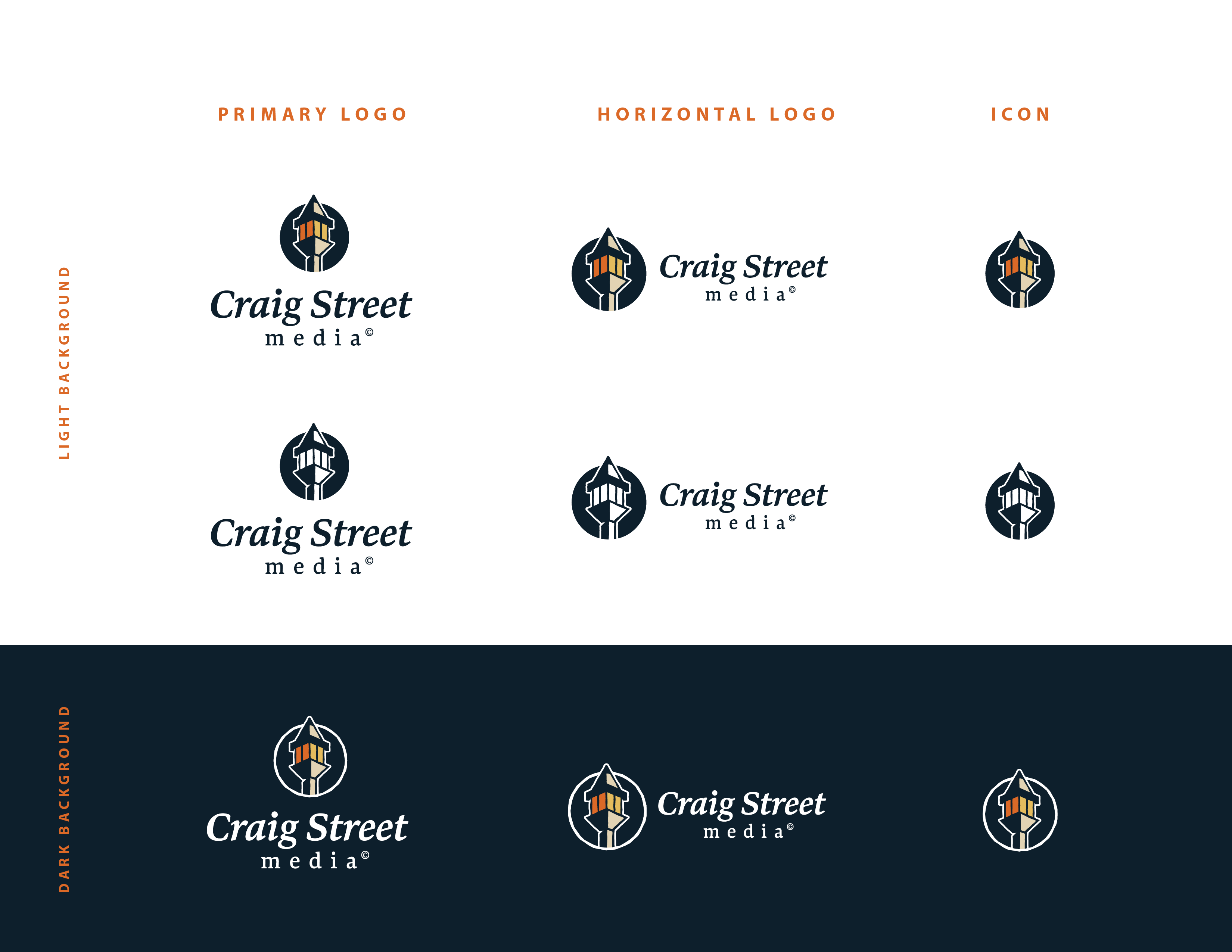 Brand guidelines for Craig Street Media