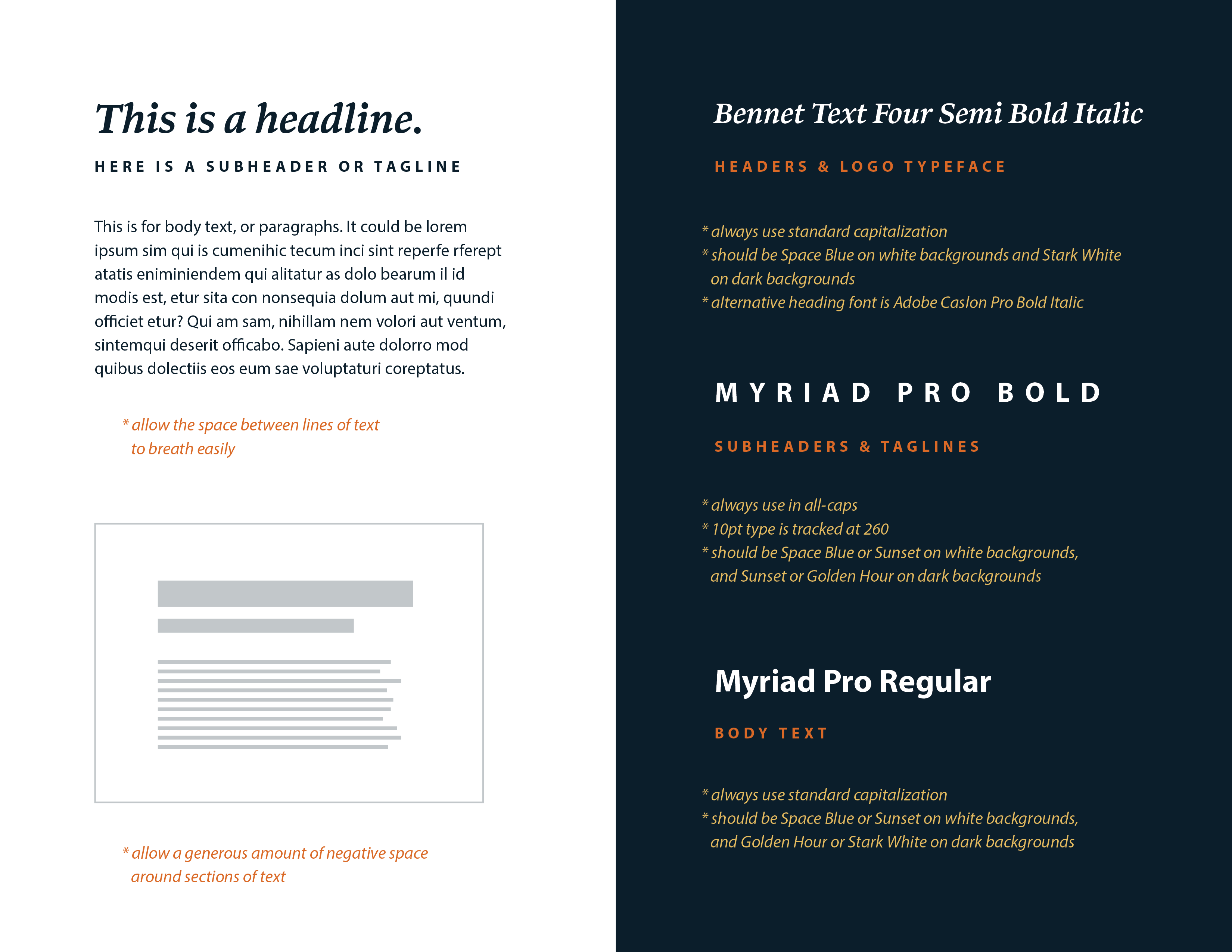 Brand guidelines for Craig Street Media