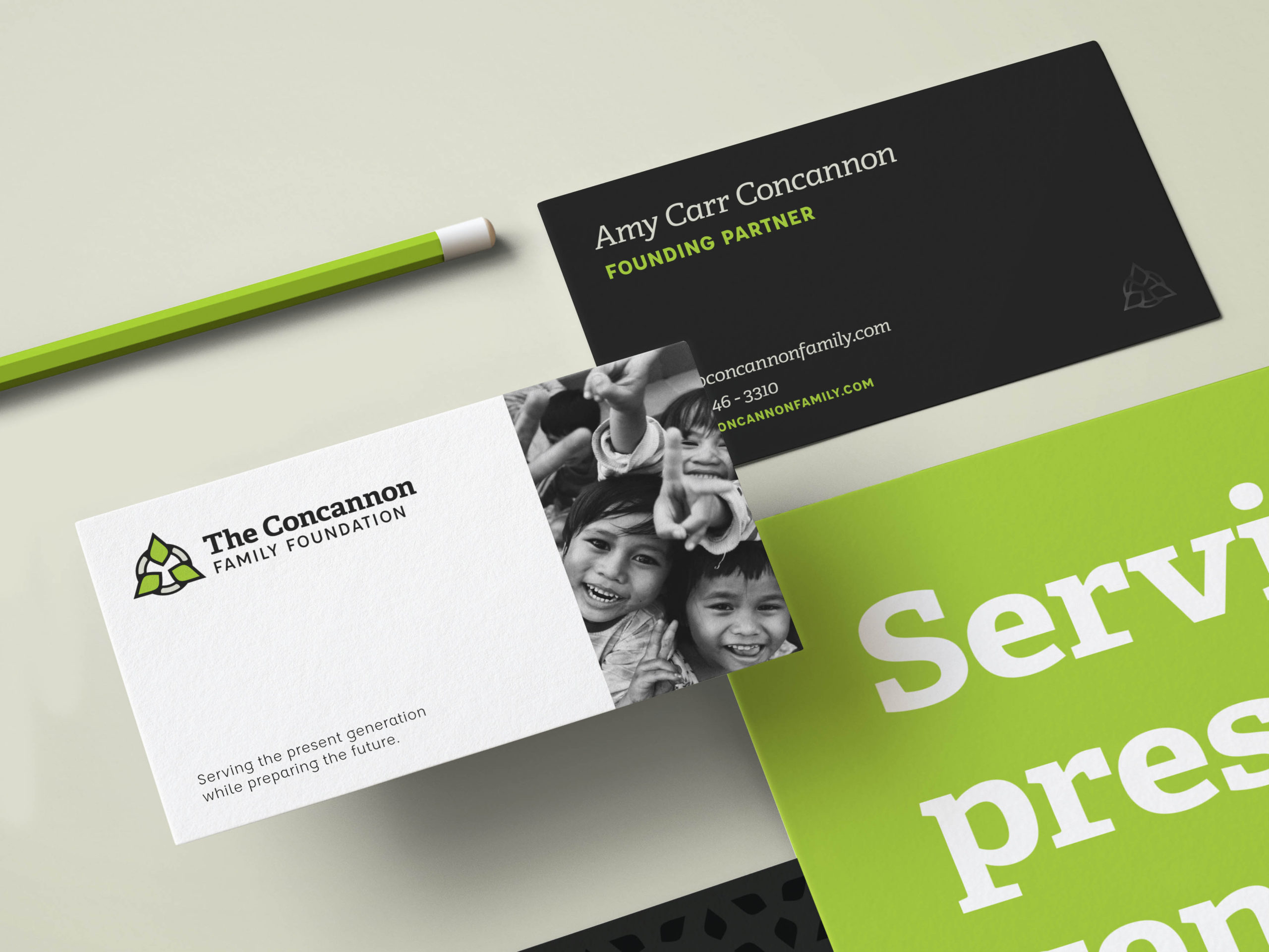 Stationary design for non-profit foundation