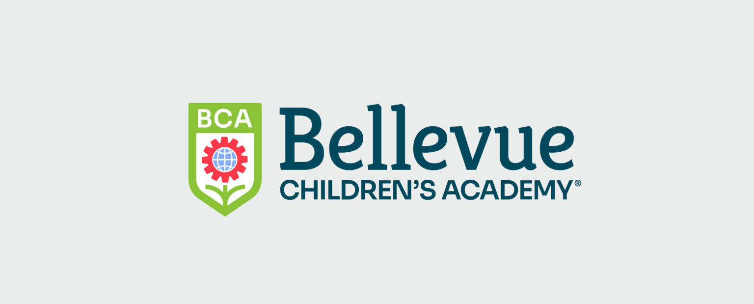 School Logo Bellevue Children's Academy Creative Chameleon Studio